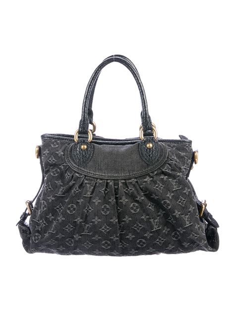 Louis Vuitton Neo Cabby MM Monogram Denim Shoulder Bag on 